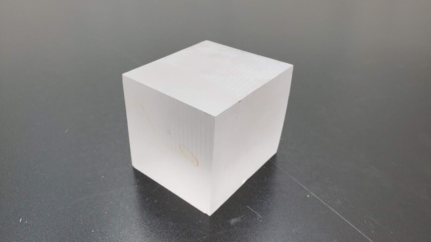 Industrial Crystal Synthetic Sapphire Ingot 2.05 Pounds (J)