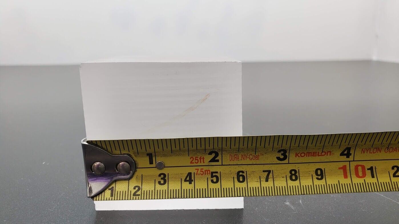 Industrial Crystal Synthetic Sapphire Ingot 2.05 Pounds (J)