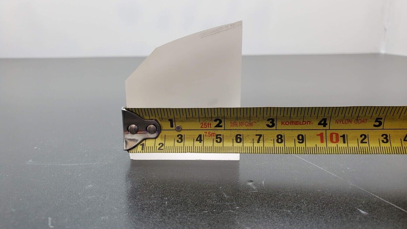 Industrial Crystal Synthetic Sapphire Ingot 2.15 Pounds (L)