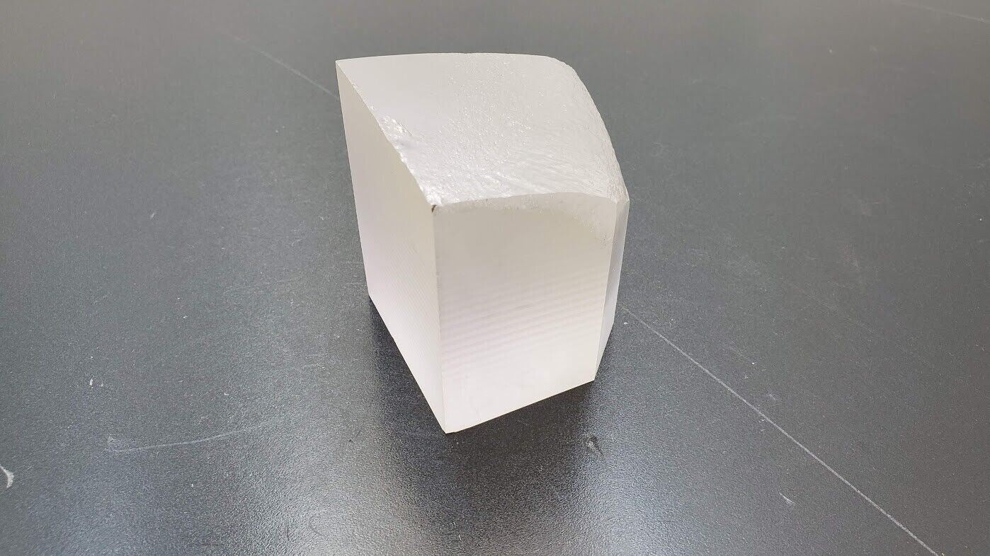 Industrial Crystal Synthetic Sapphire Ingot 2.15 Pounds (L)