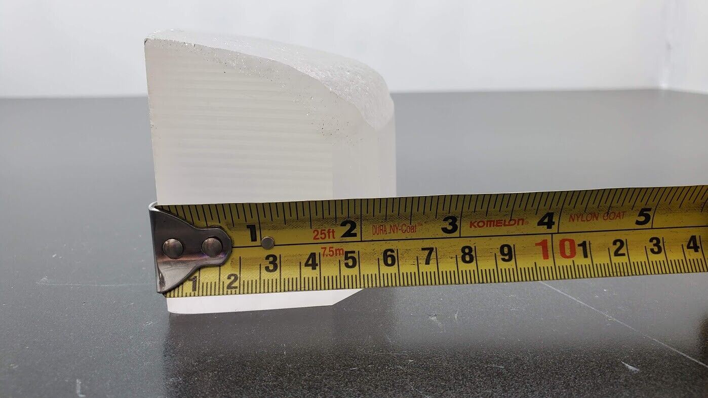 Industrial Crystal Synthetic Sapphire Ingot 2.15 Pounds (L)