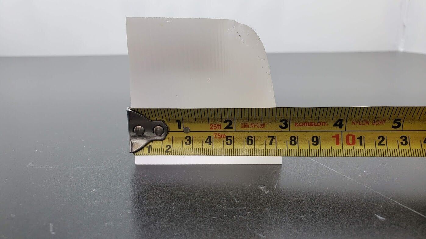 Industrial Crystal Synthetic Sapphire Ingot 2.15 Pounds (L)