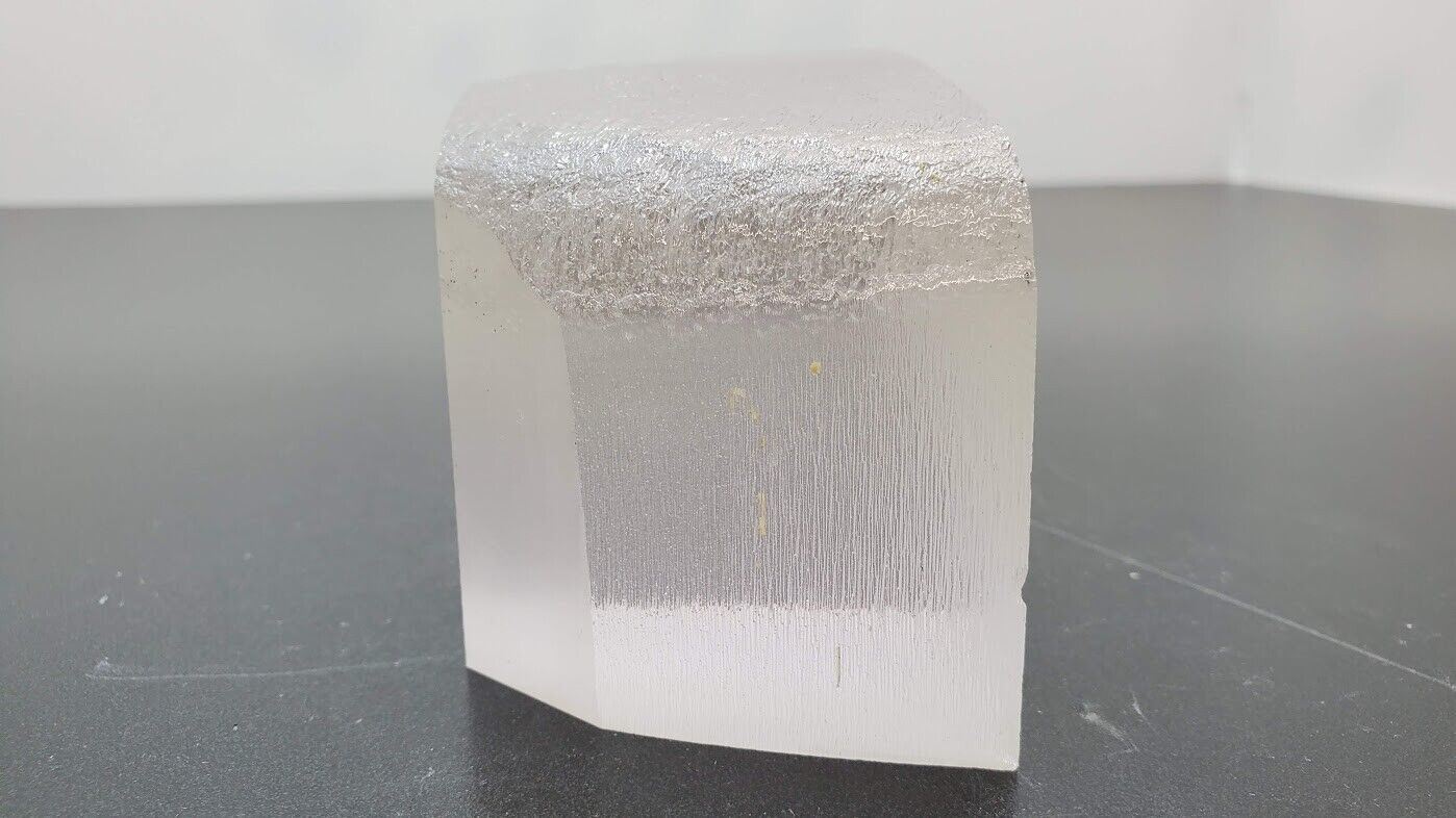 Industrial Crystal Synthetic Sapphire Ingot 2.15 Pounds (L)