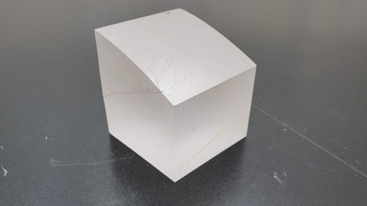 Industrial Crystal Synthetic Sapphire Ingot 1.7 Pounds (M)