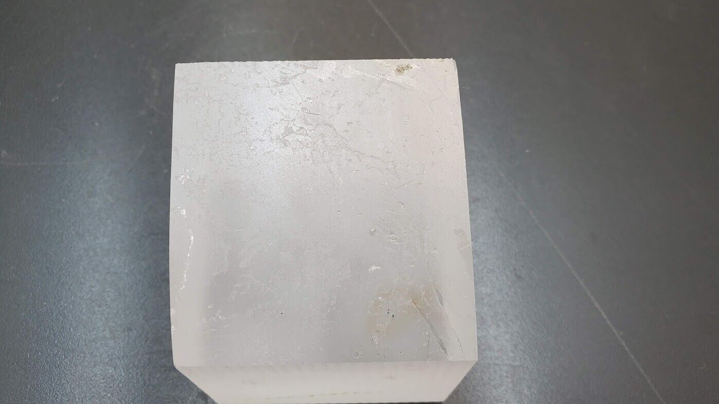 Industrial Crystal Synthetic Sapphire Ingot 1.7 Pounds (M)