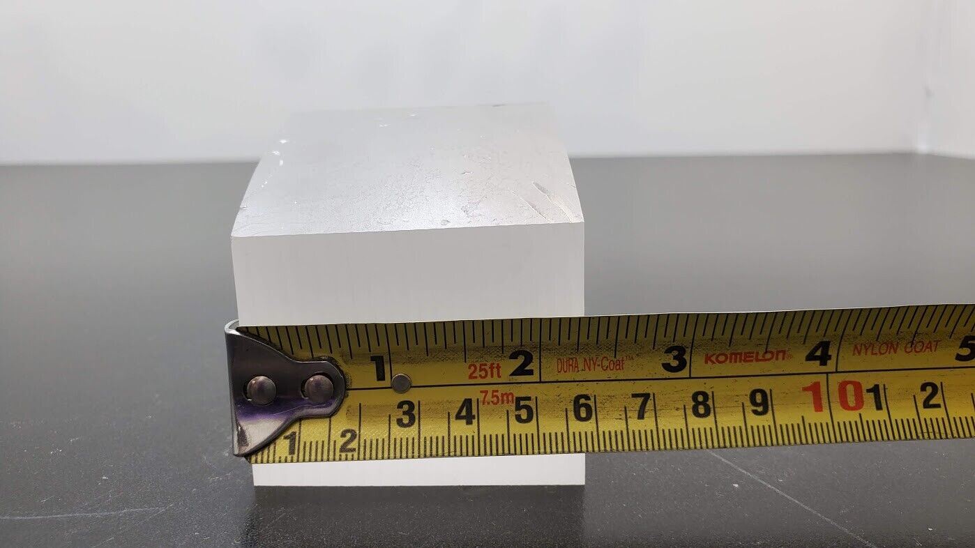 Industrial Crystal Synthetic Sapphire Ingot 1.7 Pounds (M)