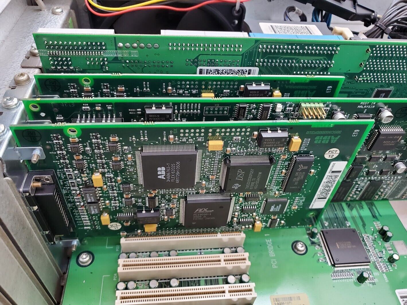 Danaher ABB Robot Control Computer S4CPLUS CPU 3HAC-6096-1/01 w/Breakout Panels