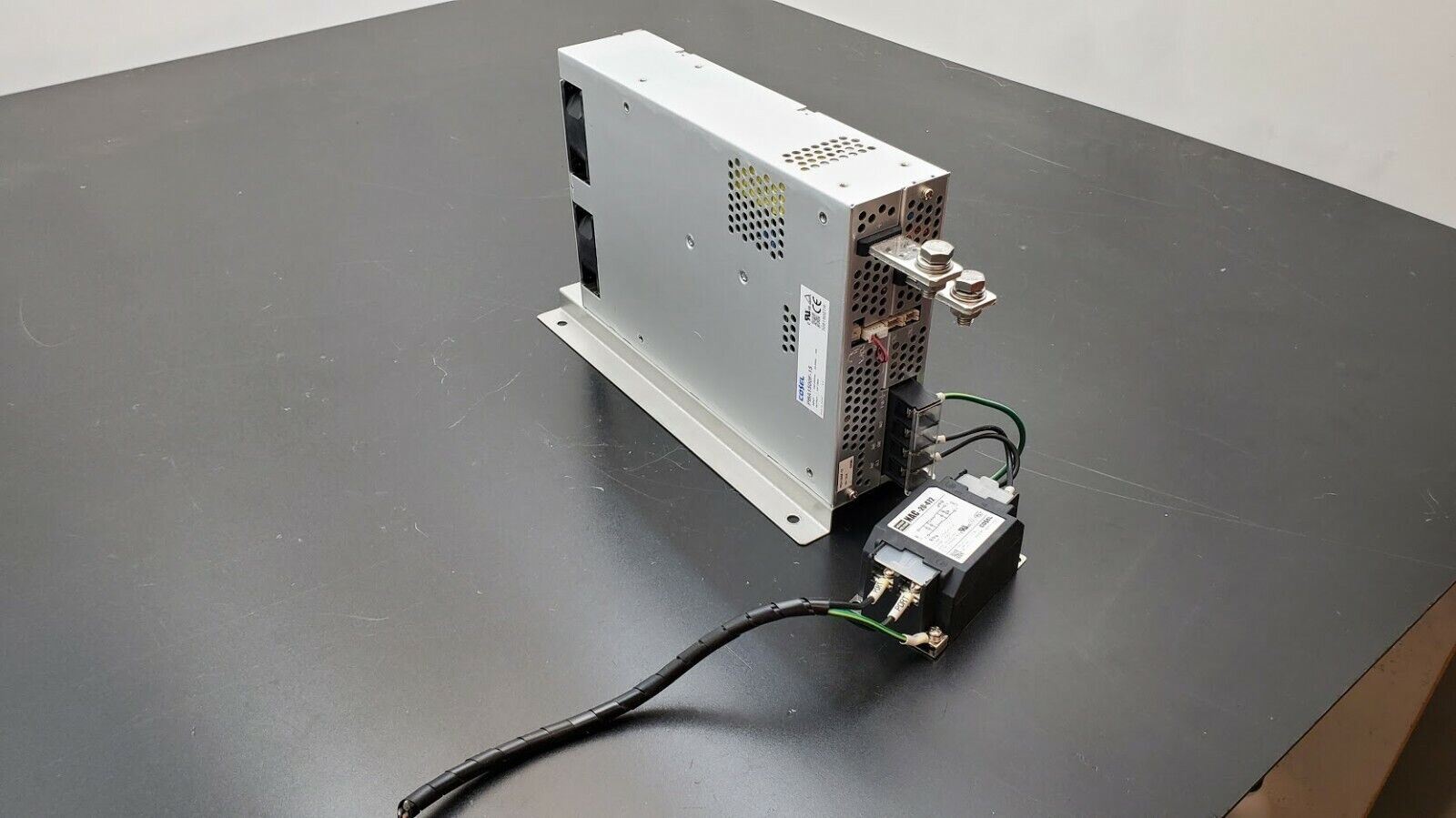 COSEL PBA1500F-15 Power Supply w/ NAC-20-472 Noise Filter 100-240Vac 15V DC 100A