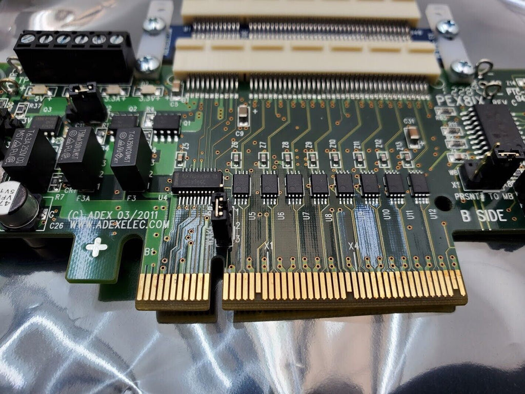 ADEX PEX8IX is a PCI Express X8 Bus Isolation Extender + PEXP8-SX