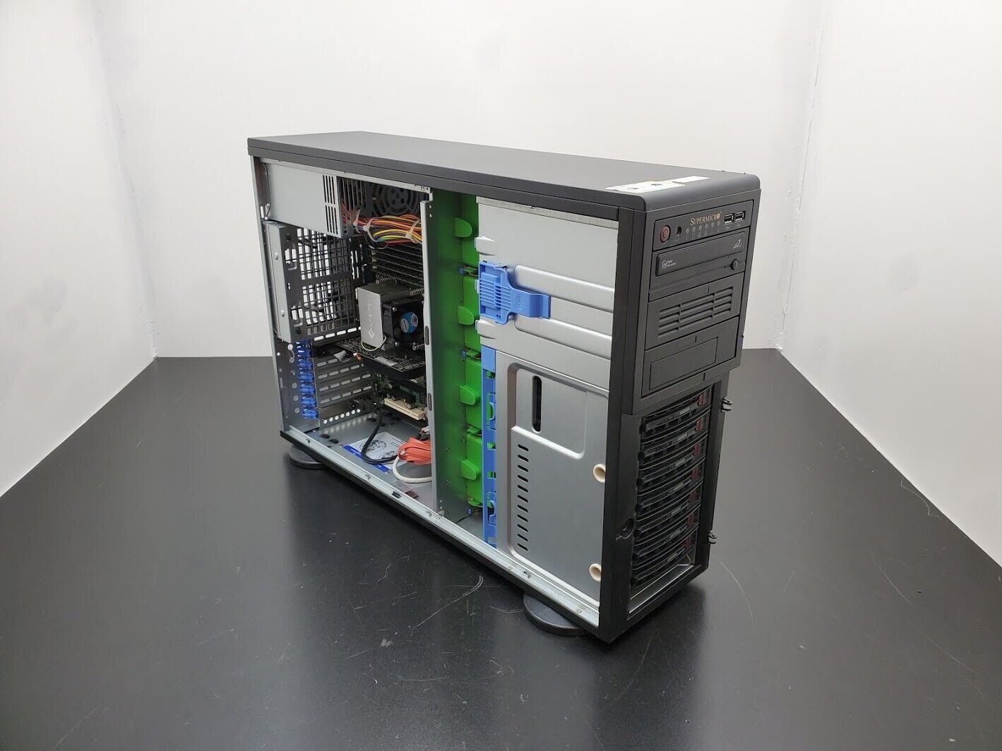 Supermicro X8DAi Rev 2.01 Computer Intel Xeon LGA 1366 DDR3 E-ATX I/O E5506 12GB