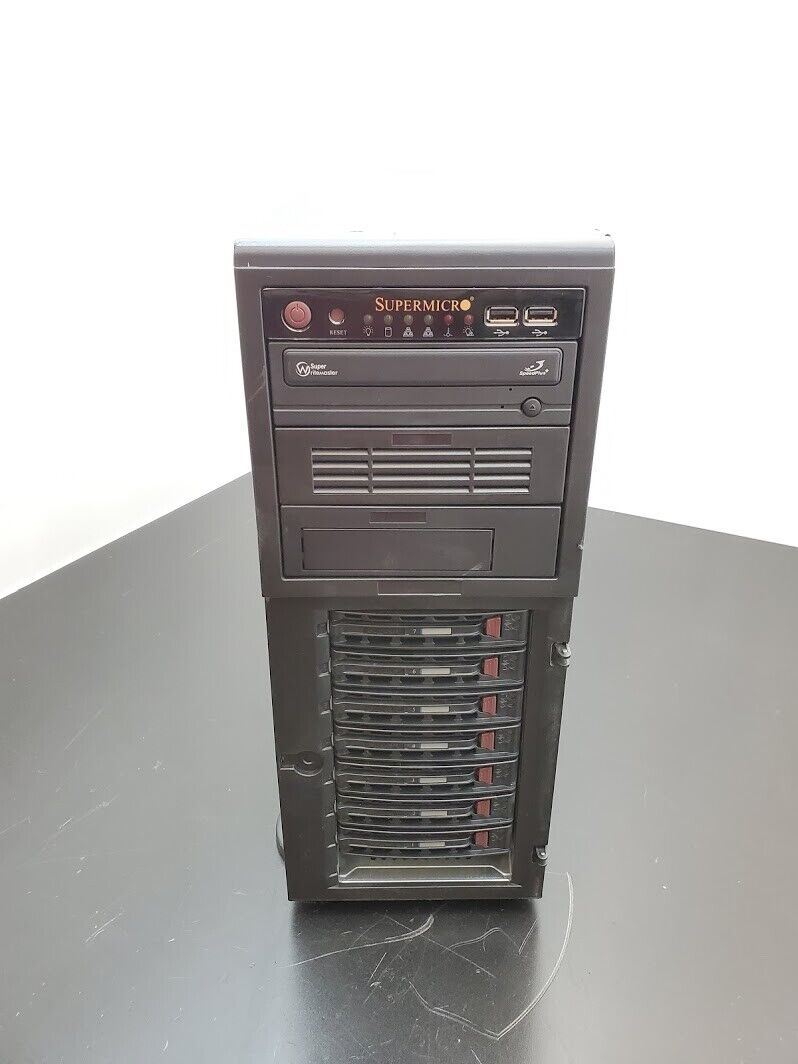 Supermicro X8DAi Rev 2.01 Computer Intel Xeon LGA 1366 DDR3 E-ATX I/O E5506 12GB