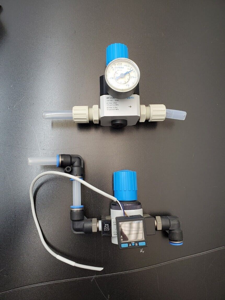 Festo Pneumatic 24 Valve Block Manifold CPX-GE-EV-S CPX-FB13 Regulator, Sensor