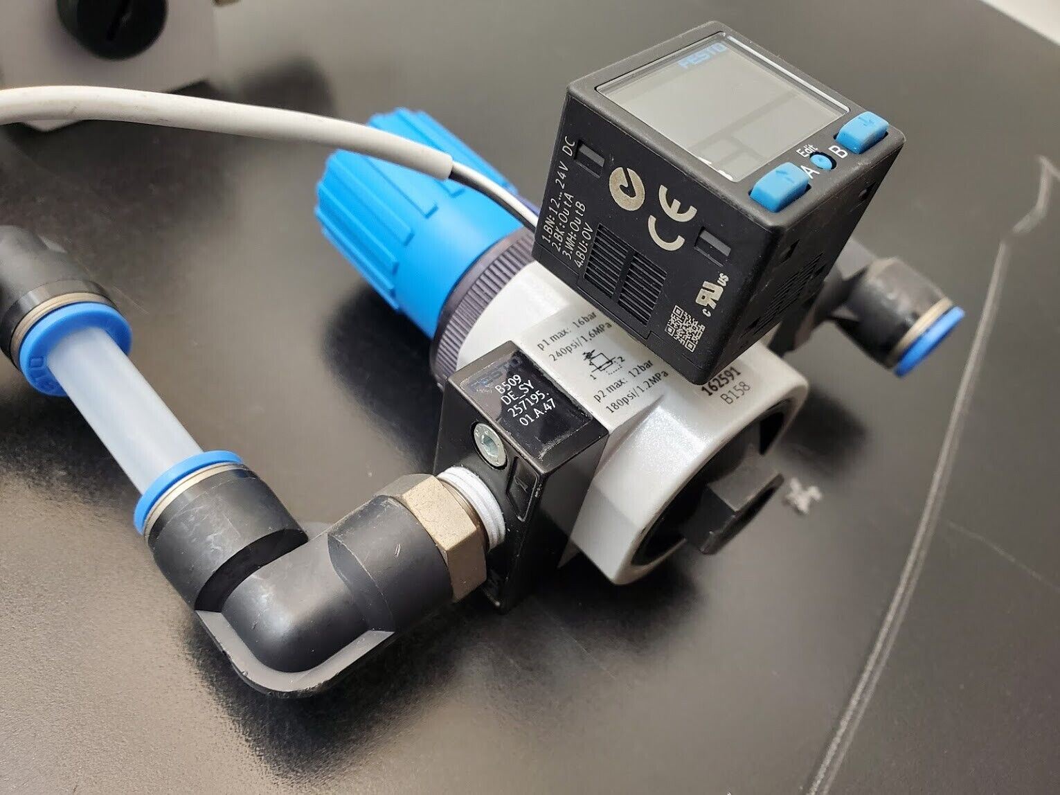 Festo Pneumatic 24 Valve Block Manifold CPX-GE-EV-S CPX-FB13 Regulator, Sensor