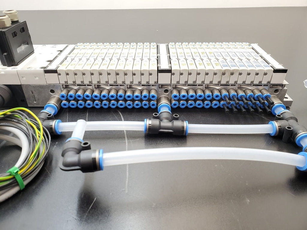 Festo Pneumatic 24 Valve Block Manifold CPX-GE-EV-S CPX-FB13 Regulator, Sensor