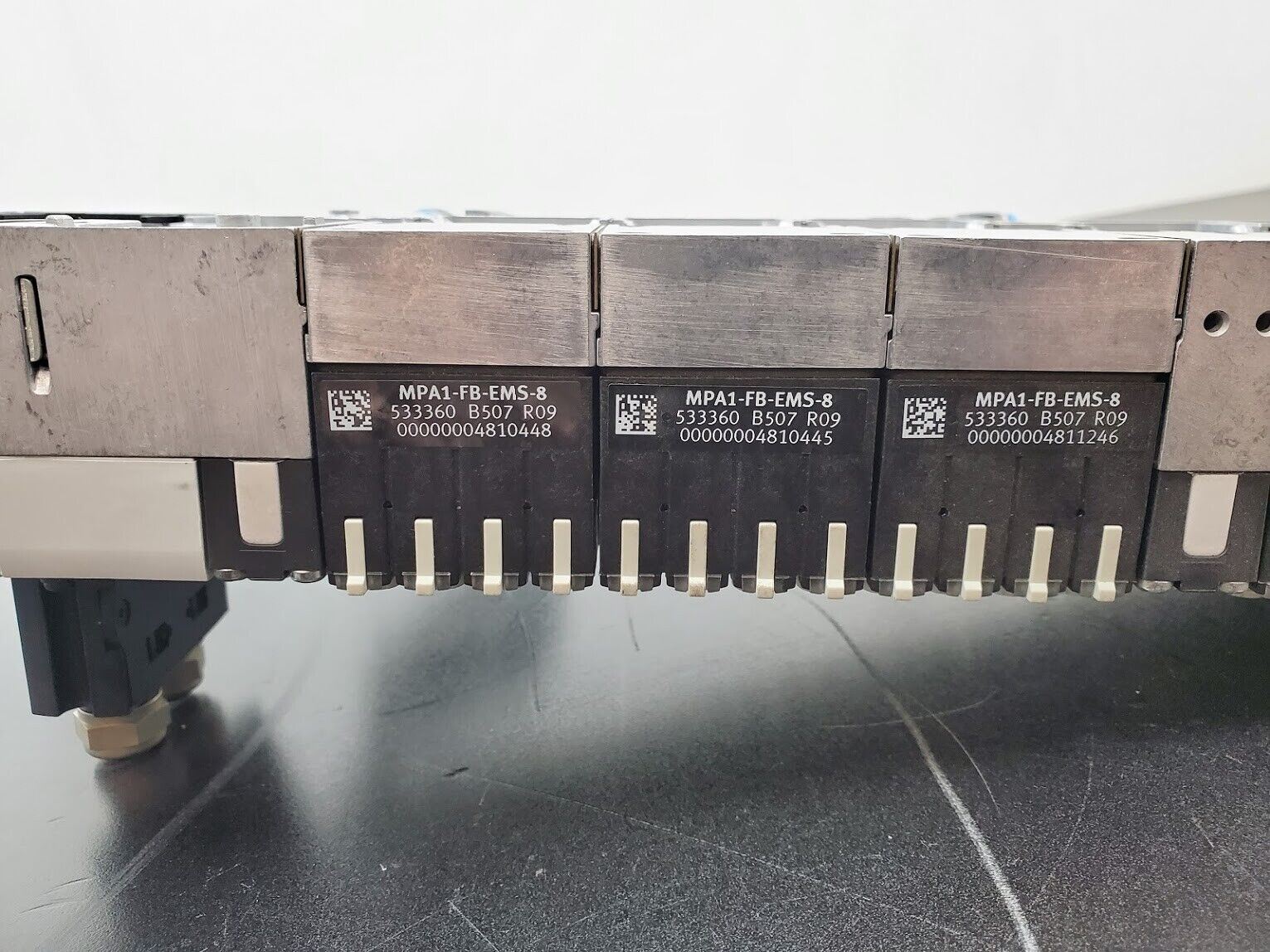 Festo Pneumatic 24 Valve Block Manifold CPX-GE-EV-S CPX-FB13 Regulator, Sensor