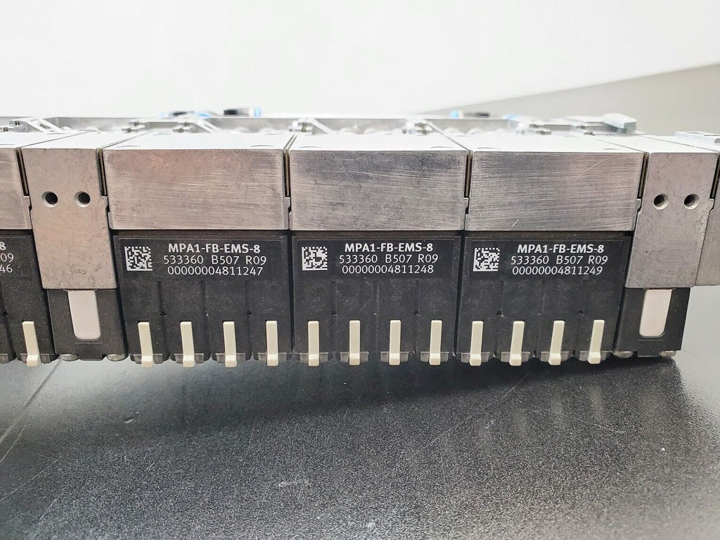Festo Pneumatic 24 Valve Block Manifold CPX-GE-EV-S CPX-FB13 Regulator, Sensor