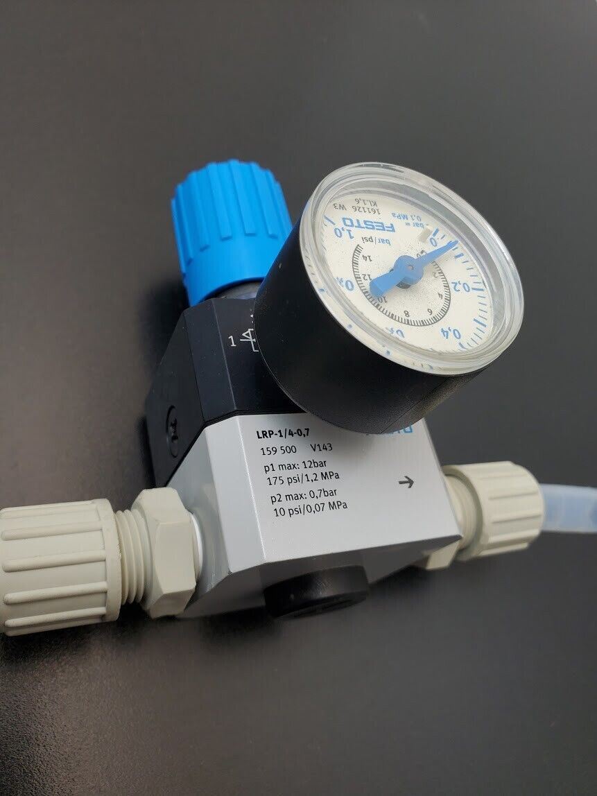 Festo Pneumatic 24 Valve Block Manifold CPX-GE-EV-S CPX-FB13 Regulator, Sensor