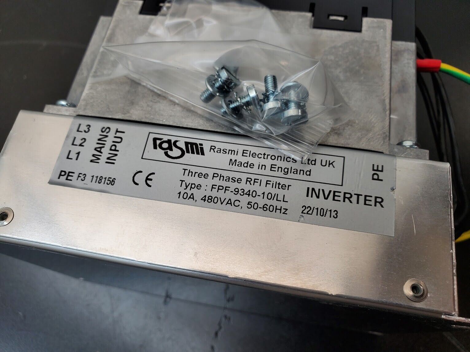 Hitachi VFD Inverter Drive WJ200-022HF 3 Phase 2.2KW 380-480V in/out 6A 3 HP