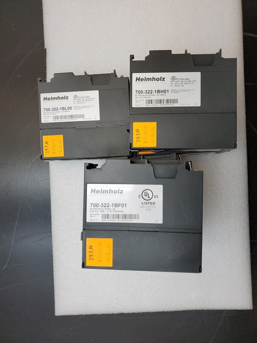 6x Helmholz Siemens Digital Output 700-322 1BF01 1BH01 1BL00 8,16,32xDC24V