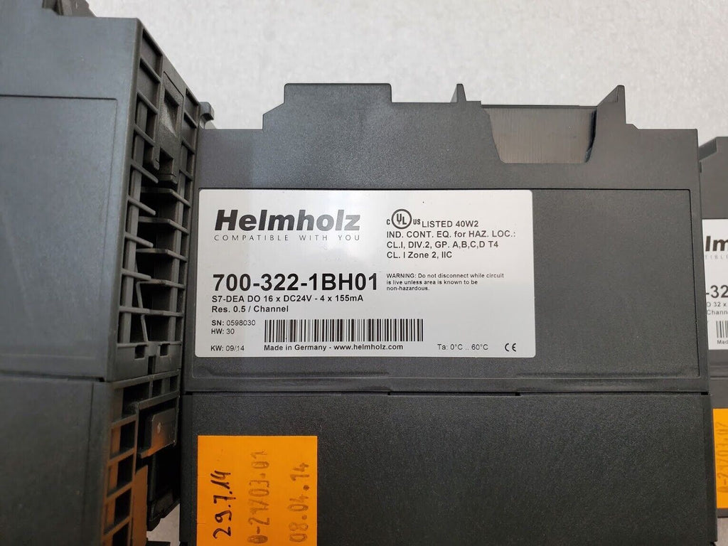 6x Helmholz Siemens Digital Output 700-322 1BF01 1BH01 1BL00 8,16,32xDC24V