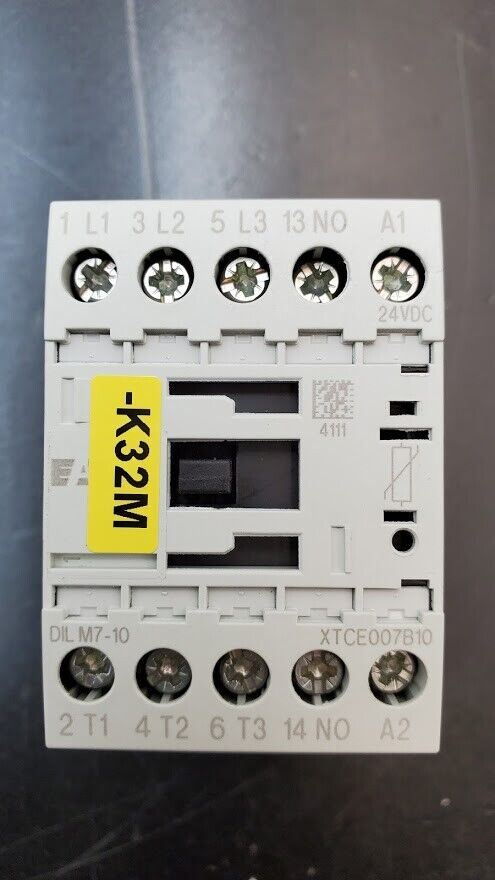Eaton DIL M7-10 24V 3PH 600VAC 20A Contactor 3 Pole XTCE007B10 M007B DIN Rail