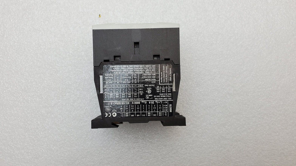 Eaton DIL M7-10 24V 3PH 600VAC 20A Contactor 3 Pole XTCE007B10 M007B DIN Rail