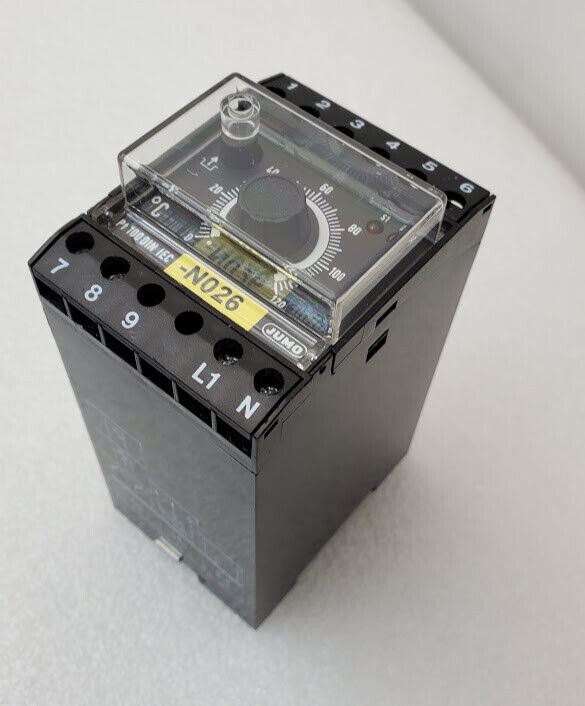 JUMO 701130 / 0253 - 001 - 02-205,245,056 Temperature Monitor Limiter 2A 230VAC