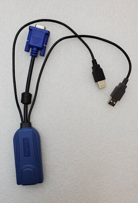 Used Raritan Dominion D2CIM-DVUSB KX2 USB KVM Switch Virtual Media CIM Dongle