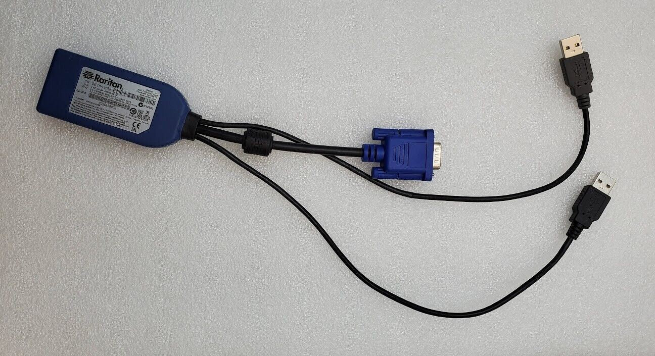Used Raritan Dominion D2CIM-DVUSB KX2 USB KVM Switch Virtual Media CIM Dongle