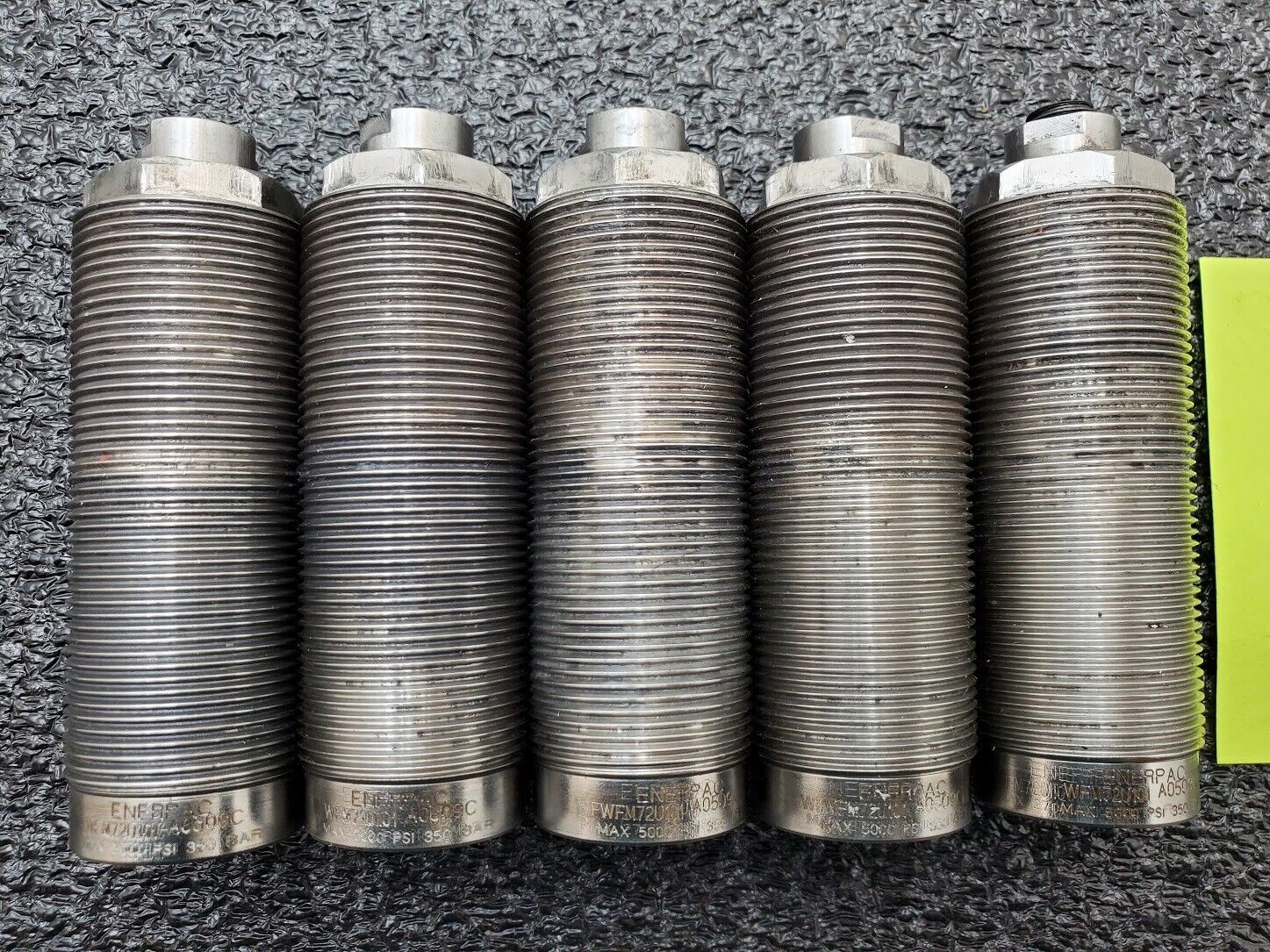 5x Enerpac WFM72 7 kN 9.9mm Stroke Work Support Manifold Mount Hydraulic 5000PSI