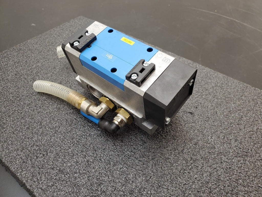 FESTO Pneumatic Manifold Air/Vacuum Valve VL-5/2-D-3-FR-C -13.7-240PSI w/Base