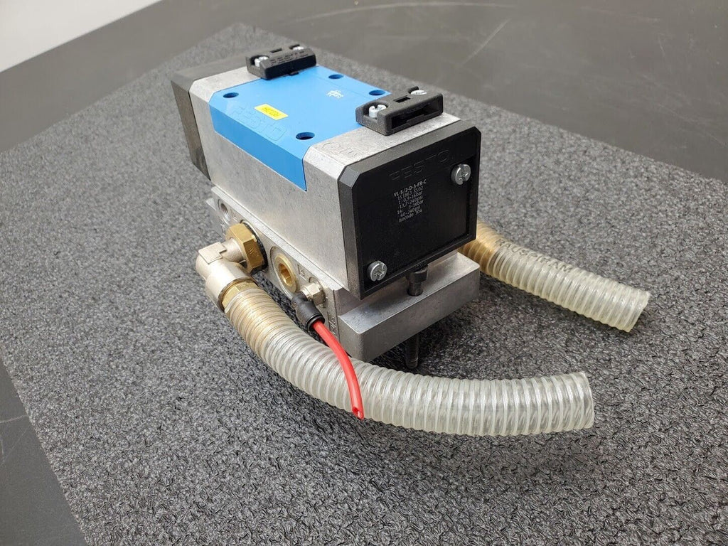 FESTO Pneumatic Manifold Air/Vacuum Valve VL-5/2-D-3-FR-C -13.7-240PSI w/Base