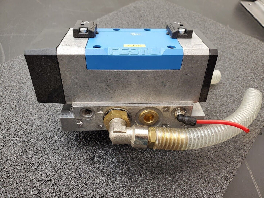 FESTO Pneumatic Manifold Air/Vacuum Valve VL-5/2-D-3-FR-C -13.7-240PSI w/Base