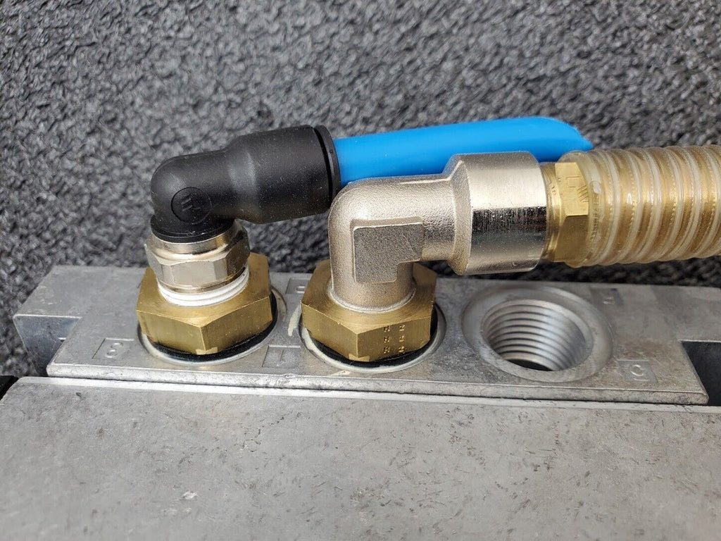 FESTO Pneumatic Manifold Air/Vacuum Valve VL-5/2-D-3-FR-C -13.7-240PSI w/Base