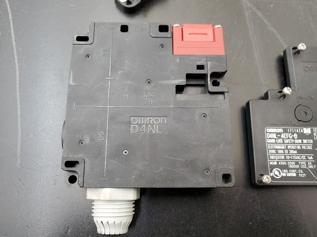 Omron D4NL-4EFG-B Guard Lock Safety Door Switch 24VDC Locking Force 1300N