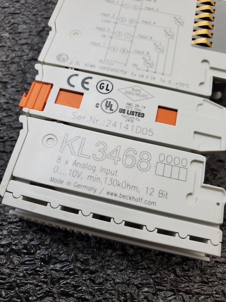 Beckhoff KL3468 8x Analog Input Terminal Module 0-10 V  KL 3468
