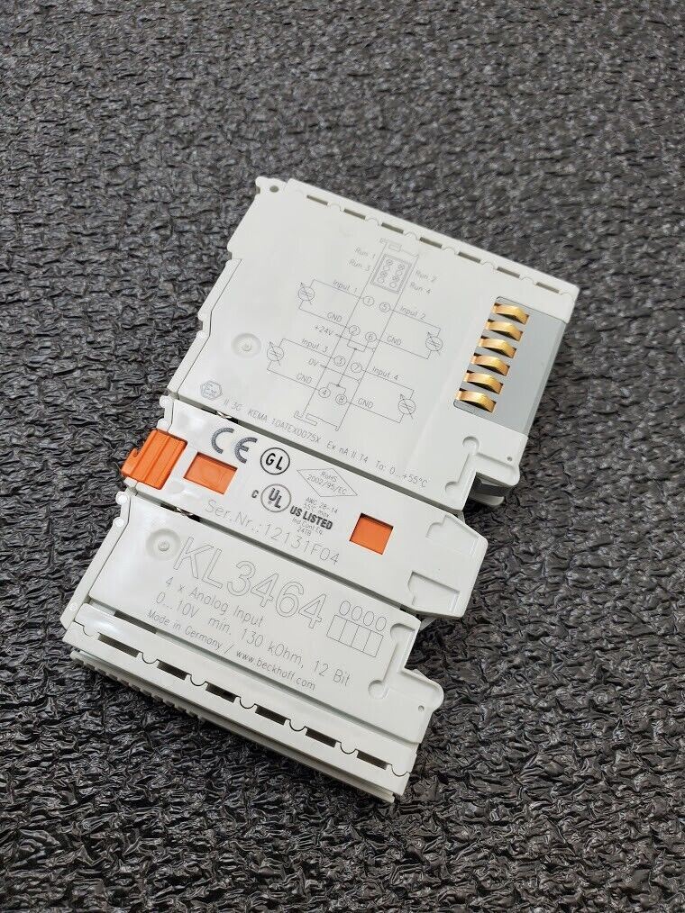 Beckhoff KL3464 4x Analog Input Terminal Module 0-10 V  KL 3464