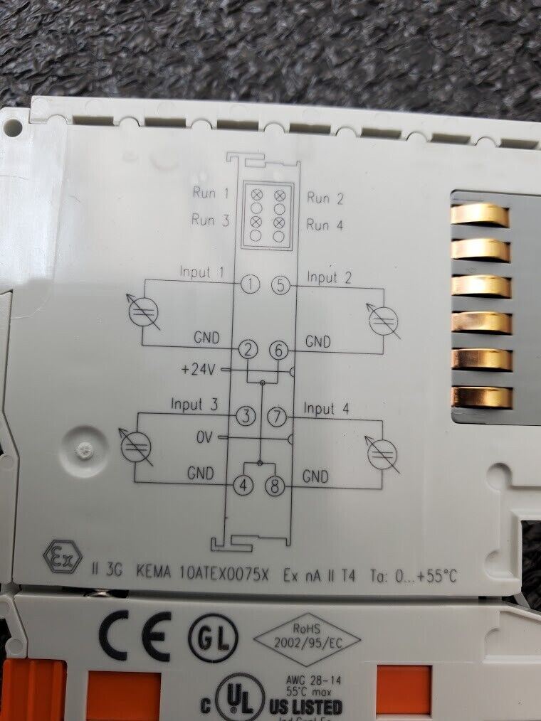 Beckhoff KL3464 4x Analog Input Terminal Module 0-10 V  KL 3464