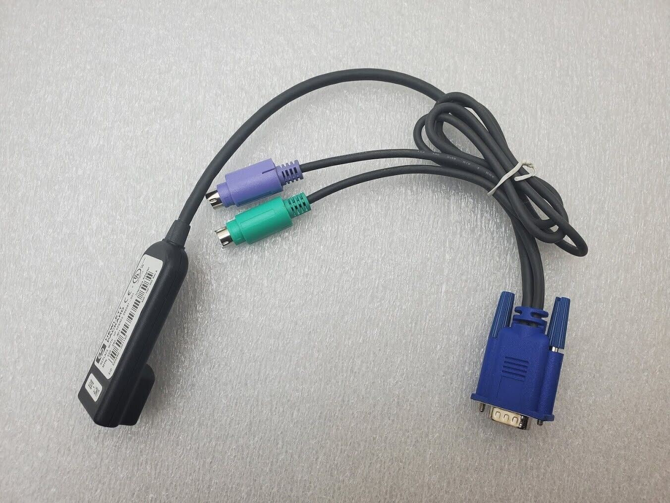 LOT OF 12 HP 286597-001 520-290-005 KVM LAN Ethernet Interface Adapter PS2 VGA