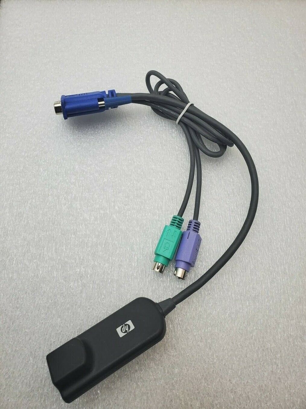 LOT OF 12 HP 286597-001 520-290-005 KVM LAN Ethernet Interface Adapter PS2 VGA