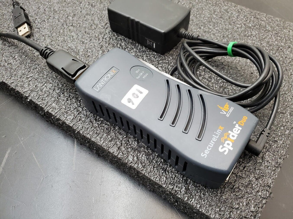 Lantronix Spider Duo SLSLP400USB Securelinx Power On Tested KVM USB VGA Included