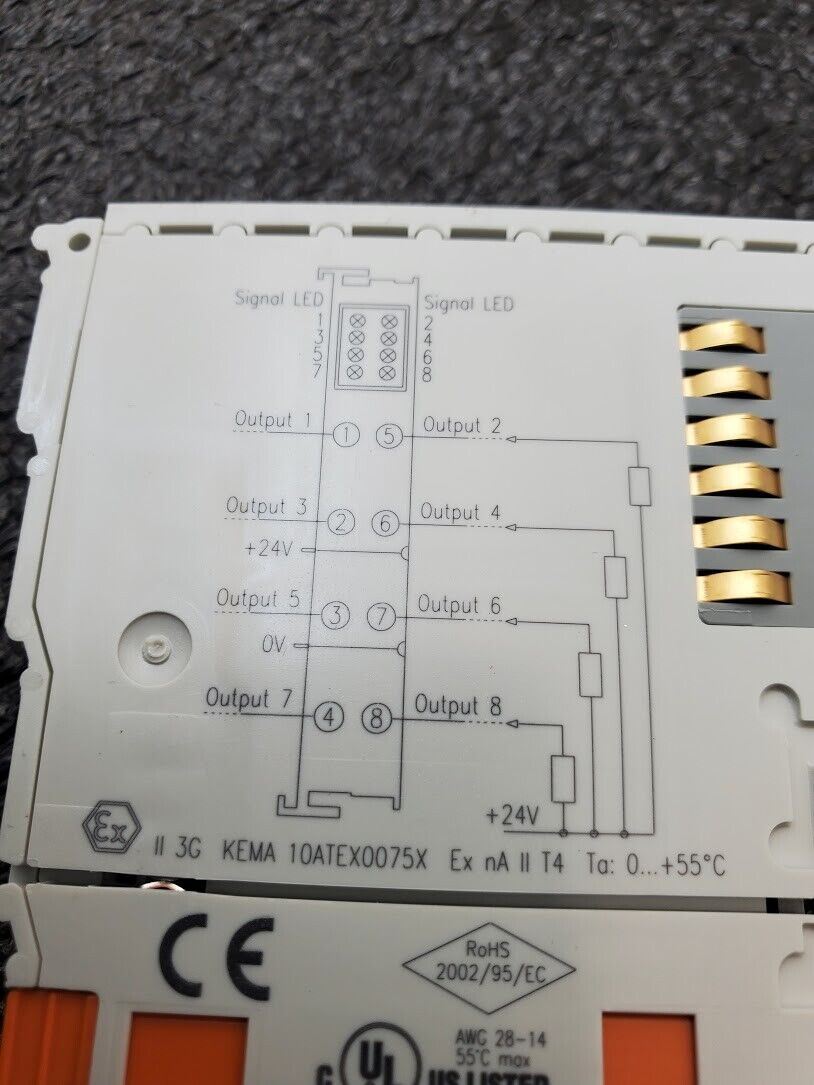 Beckhoff KL2488 8x Digital Output 24VDC 0.5A Negative Switching