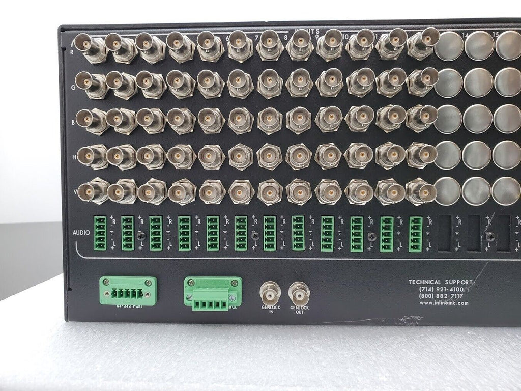 Inline IN31208 12-Input, 8-Output Presentation Switcher for RGBHV Audio Power On
