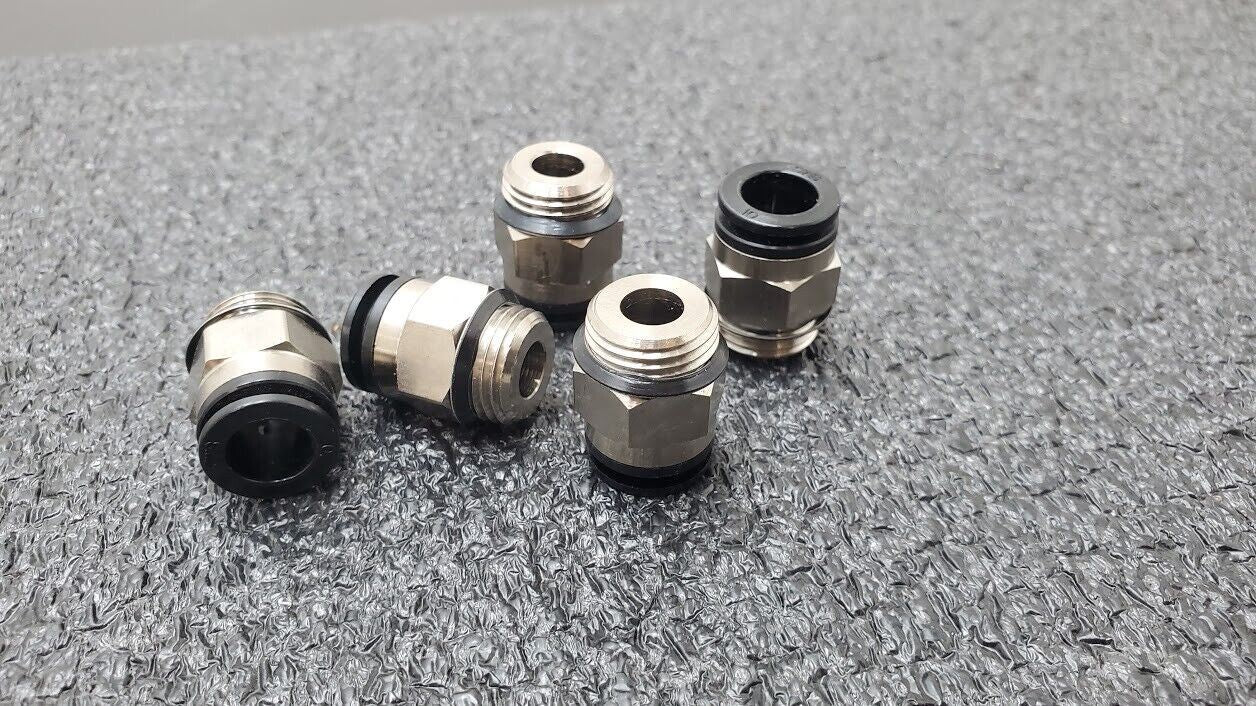 5x SMC KAH10-U04 Antistat One-Touch Fittings 10mm Applicable Tubing 1/2" Thread