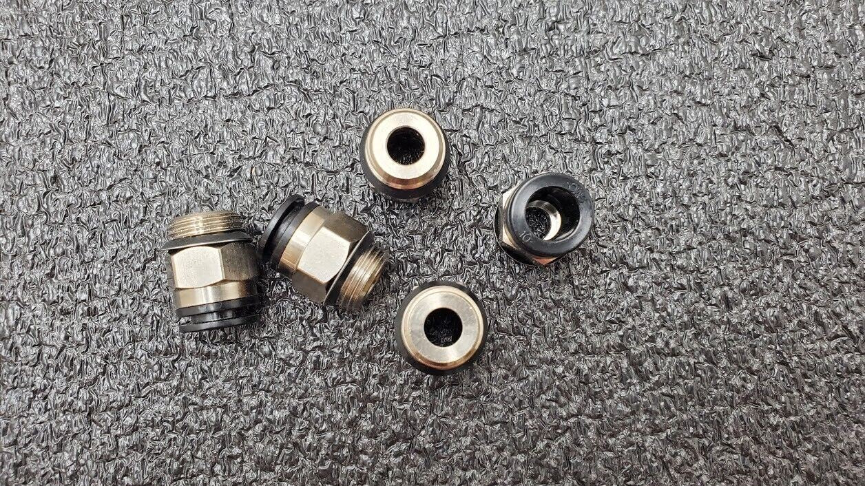 5x SMC KAH10-U04 Antistat One-Touch Fittings 10mm Applicable Tubing 1/2" Thread