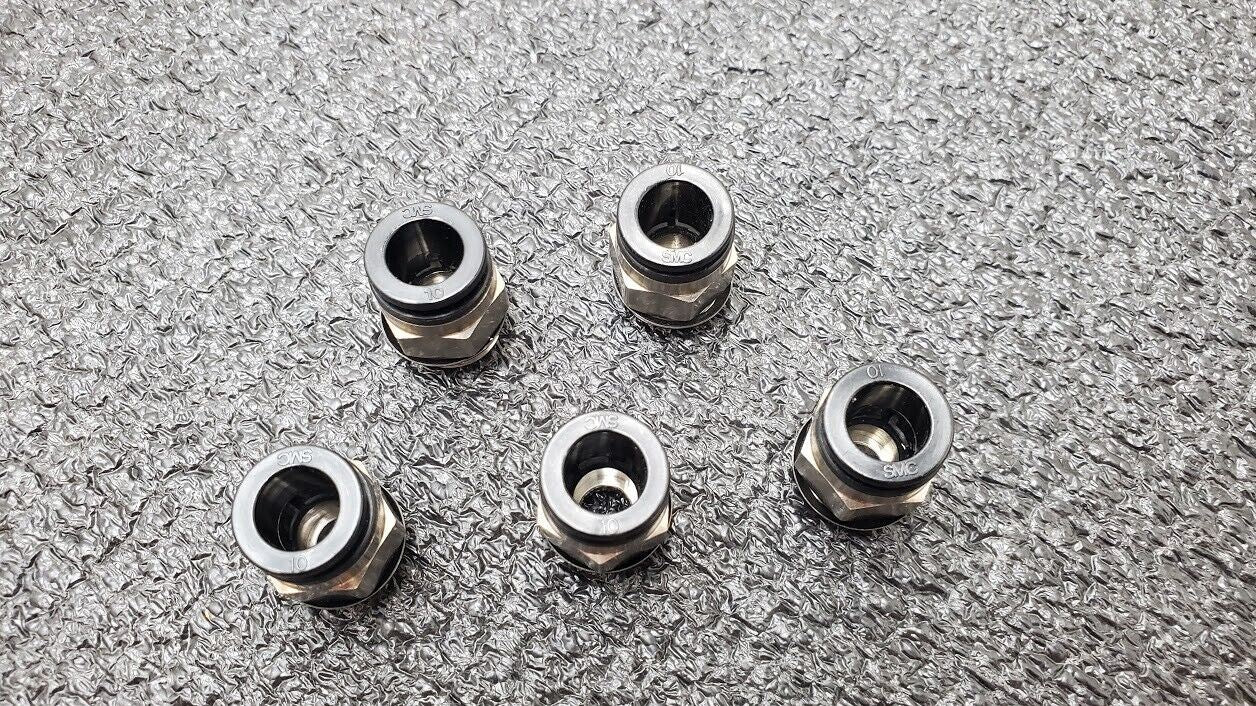 5x SMC KAH10-U04 Antistat One-Touch Fittings 10mm Applicable Tubing 1/2" Thread