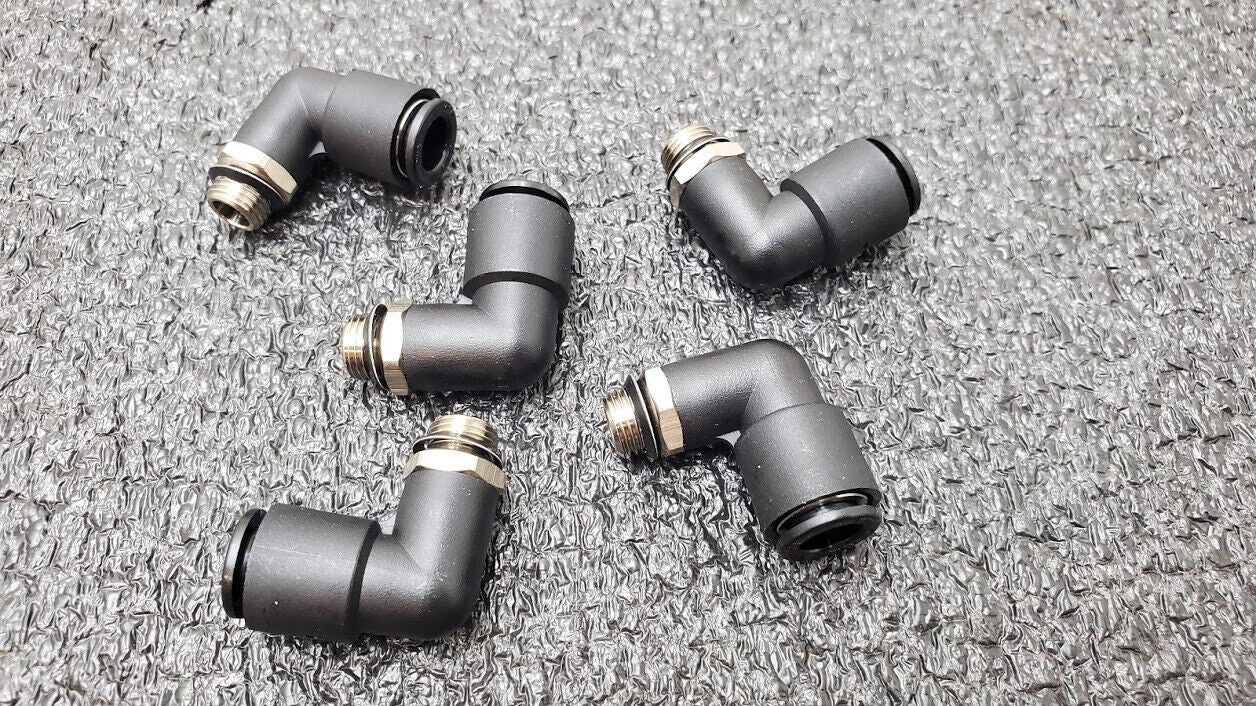 5x SMC KAL08-U01 Antistat One-Touch Fittings 8mm Applicable Tubing 1/8" Thread