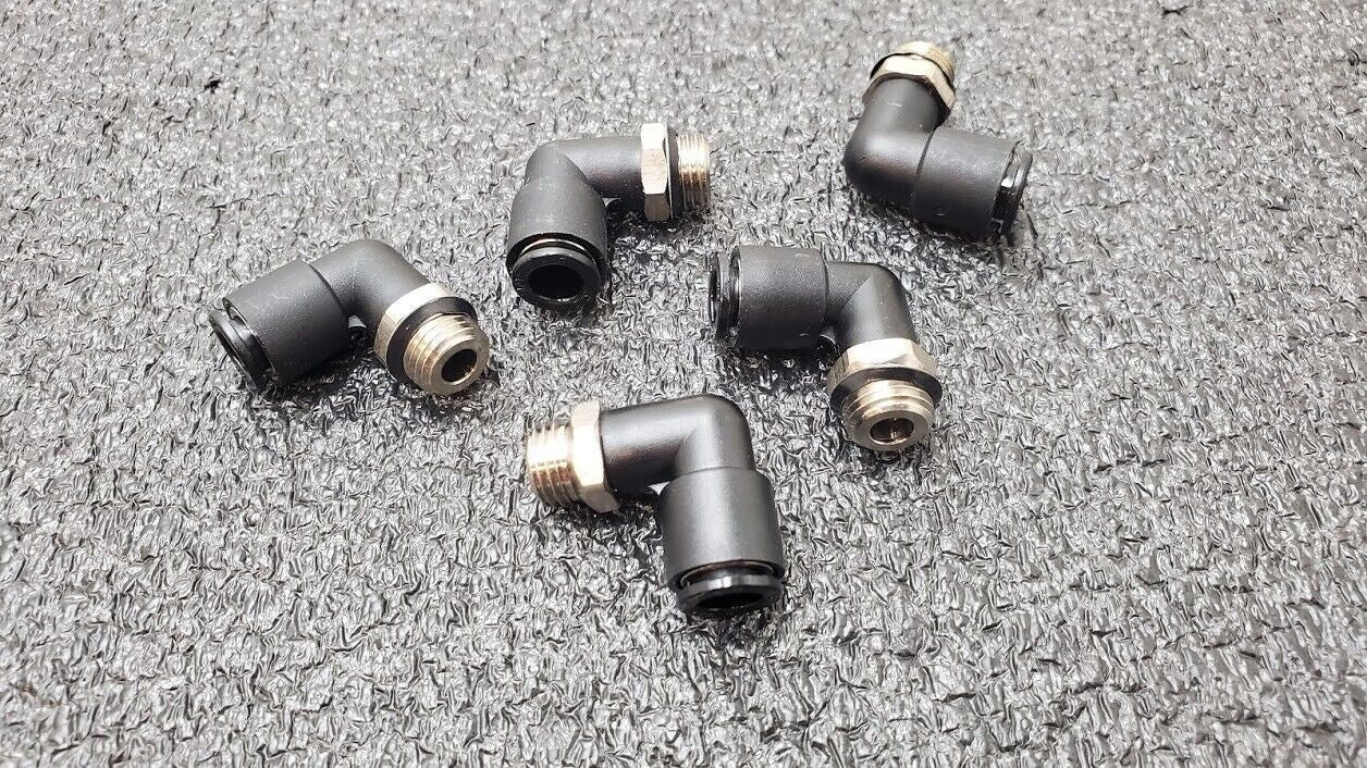 5x SMC KAL08-U02 Antistat One-Touch Fittings 8mm Applicable Tubing 1/4" Thread