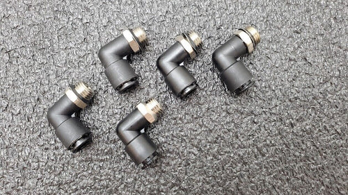 5x SMC KAL08-U02 Antistat One-Touch Fittings 8mm Applicable Tubing 1/4" Thread
