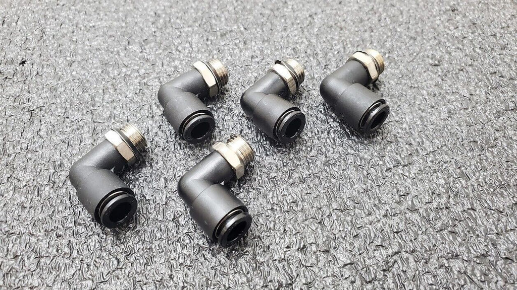 5x SMC KAL08-U02 Antistat One-Touch Fittings 8mm Applicable Tubing 1/4" Thread